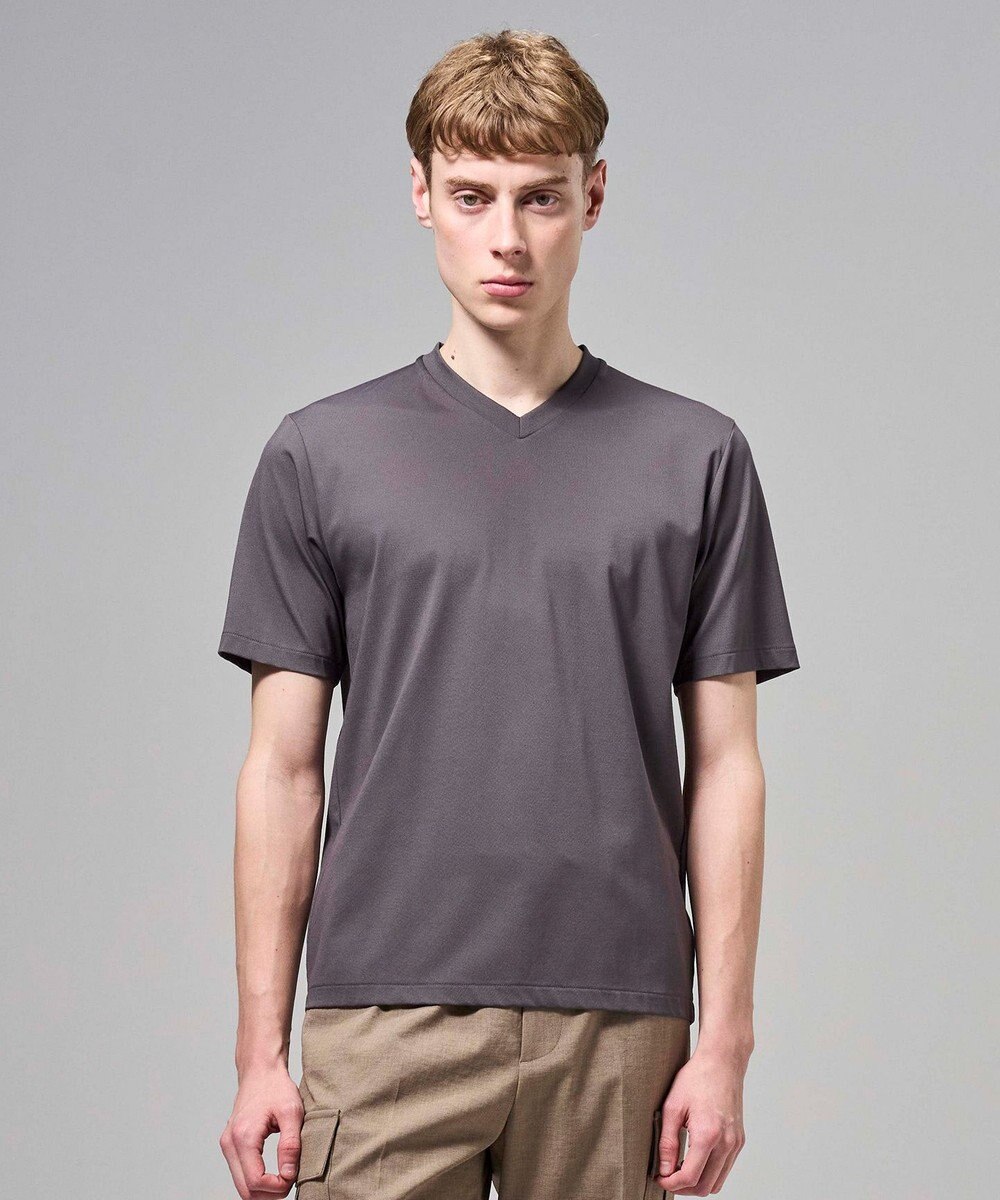 JOSEPH HOMME 【新色追加】ハイゲージベアスムース　VネックＴシャツ 