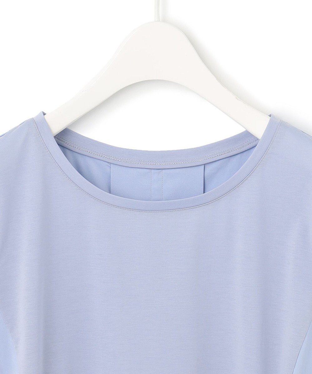 ICB L 【洗える】 タイプライタージャージーコンビ ペプラムプルオーバー 