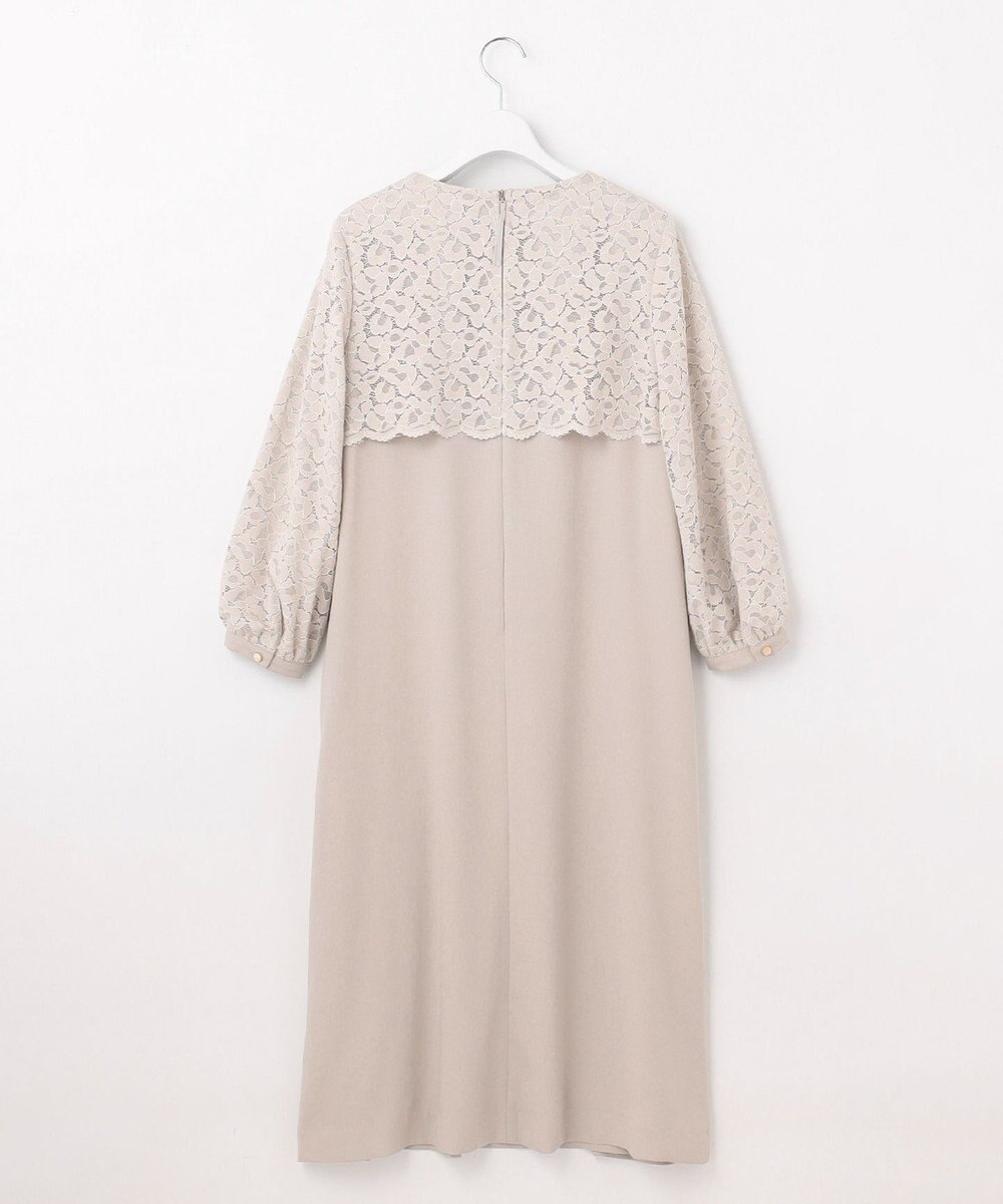 自由区 S 【洗える】レースコンビジョーゼット ワンピース 