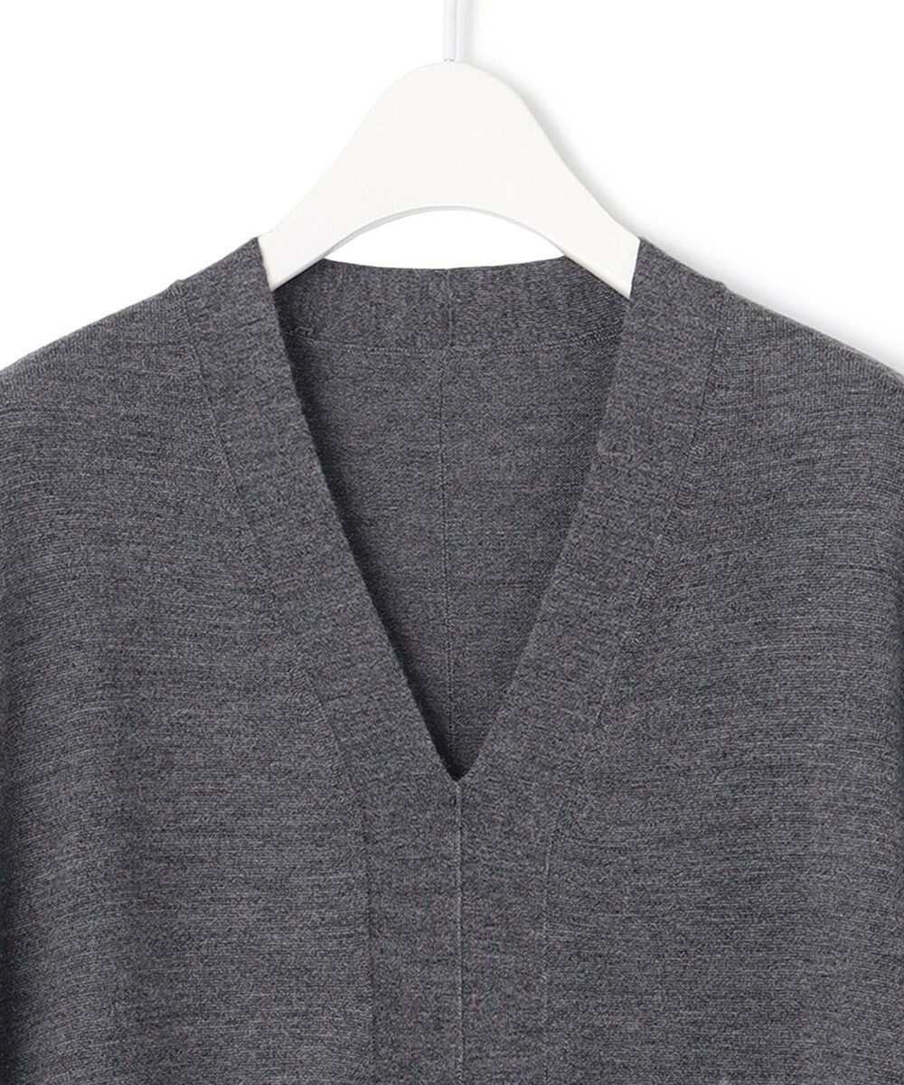 ICB L 【洗える】コンパクトウール ニットチュニック 