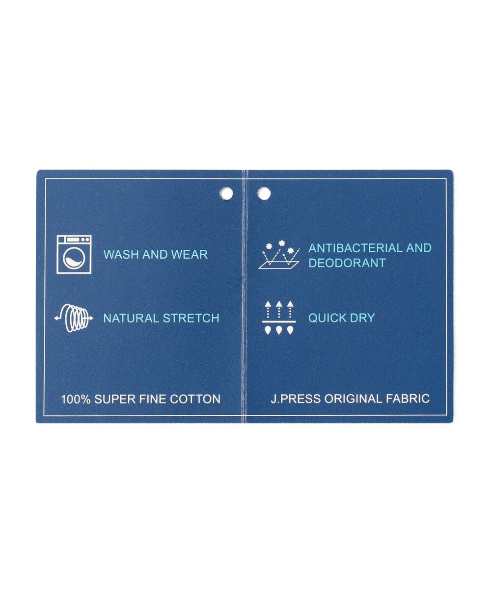 J.PRESS MEN 【EXTRA COMFORT / 形態安定・ストレッチ・抗菌防臭・速乾】ピンオックス サマーチェック 半袖シャツ/B.D. 