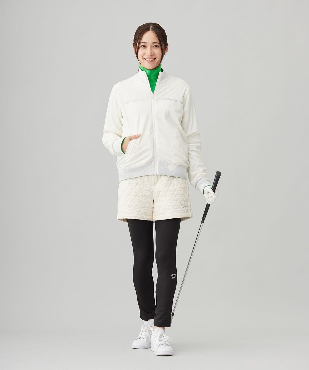 23区GOLF 【WOMEN】リバーシブルニットブルゾン 