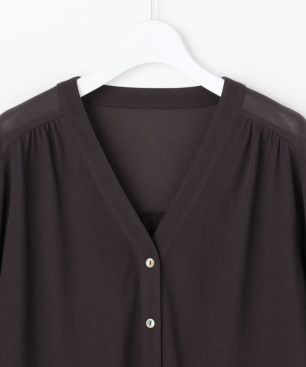 J.PRESS LADIES 【冷房対策に】シアードライトリコット Vネック カーディガン 