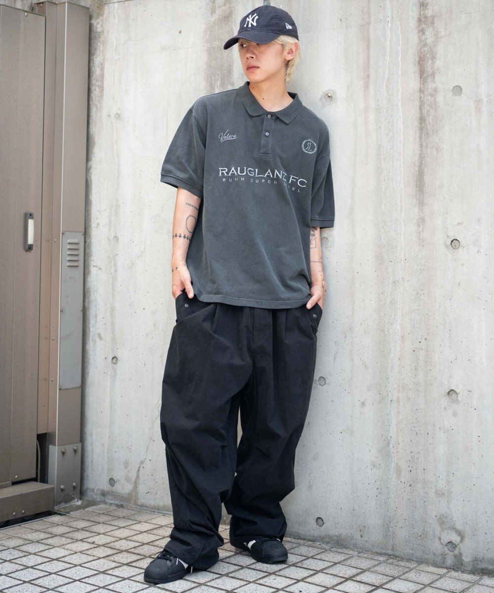 WEGO 【ユニセックス着用ITEM】ピグメントロゴポロシャツ（SS） 