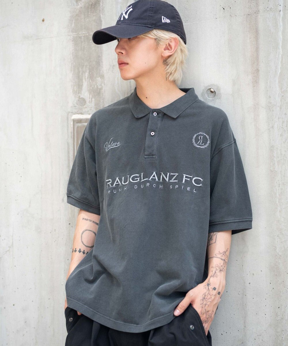 WEGO 【ユニセックス着用ITEM】ピグメントロゴポロシャツ（SS） 