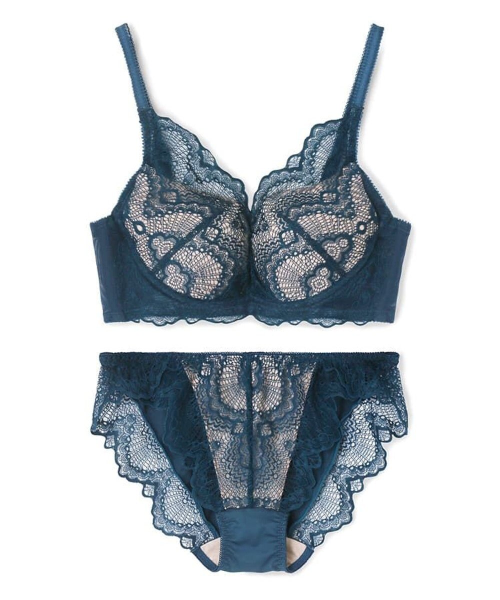 San-ai Resort（三愛水着楽園） 【新色アッシュローズ・アッシュグレー追加】 カシュクール脇高ブラジャー＆ショーツ 