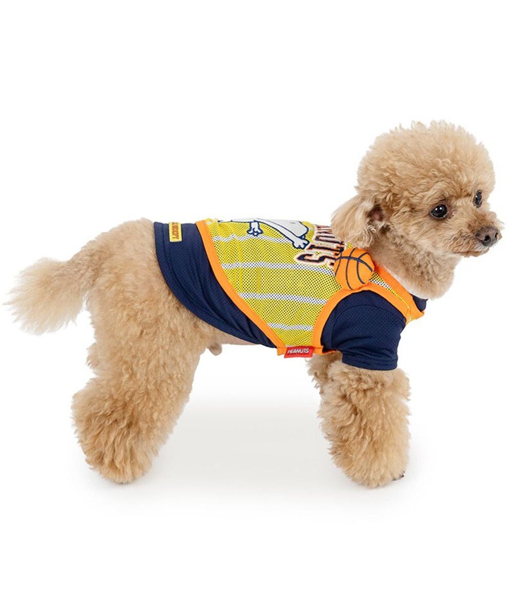 PET PARADISE スヌーピー バスケット Ｔシャツ 接触冷感《イエロー》 小型犬 