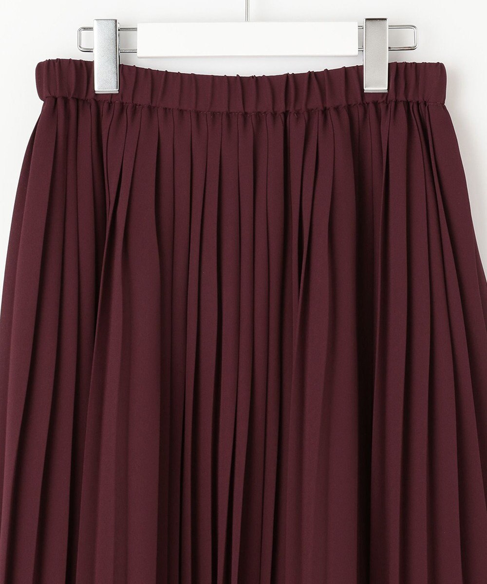 自由区 バックサテンアムンゼン プリーツスカート 