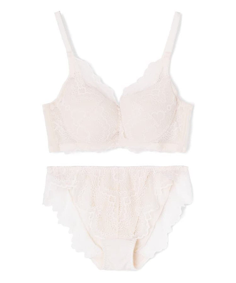 San-ai Resort（三愛水着楽園） 【新色アッシュローズ・アッシュグレー追加】 カシュクール脇高ブラジャー＆ショーツ 