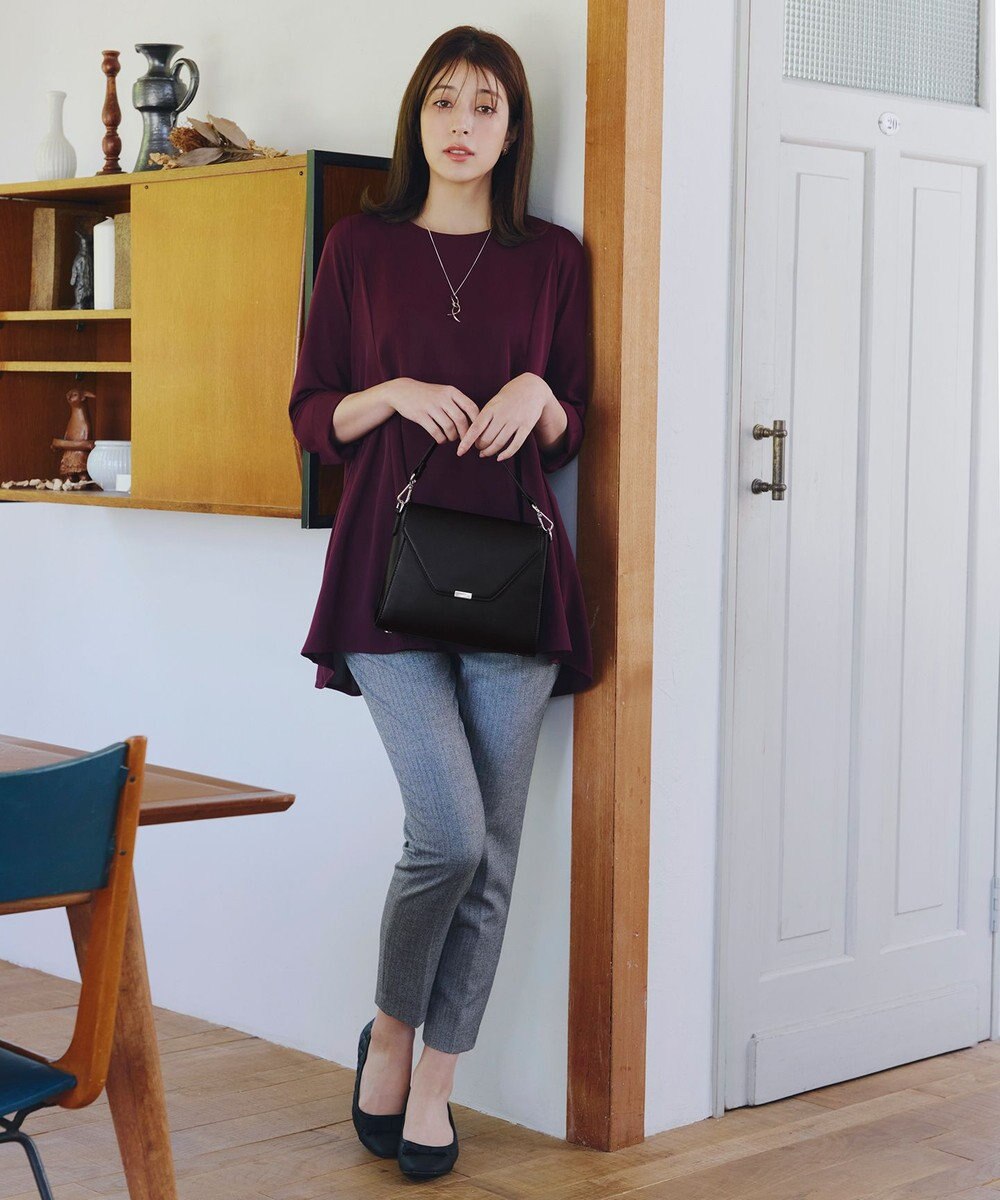 Tiaclasse 【安田美沙子さん着用・4way /2TYPEハンドル】パールチェーン付きハーフフォーマルミニバッグ 