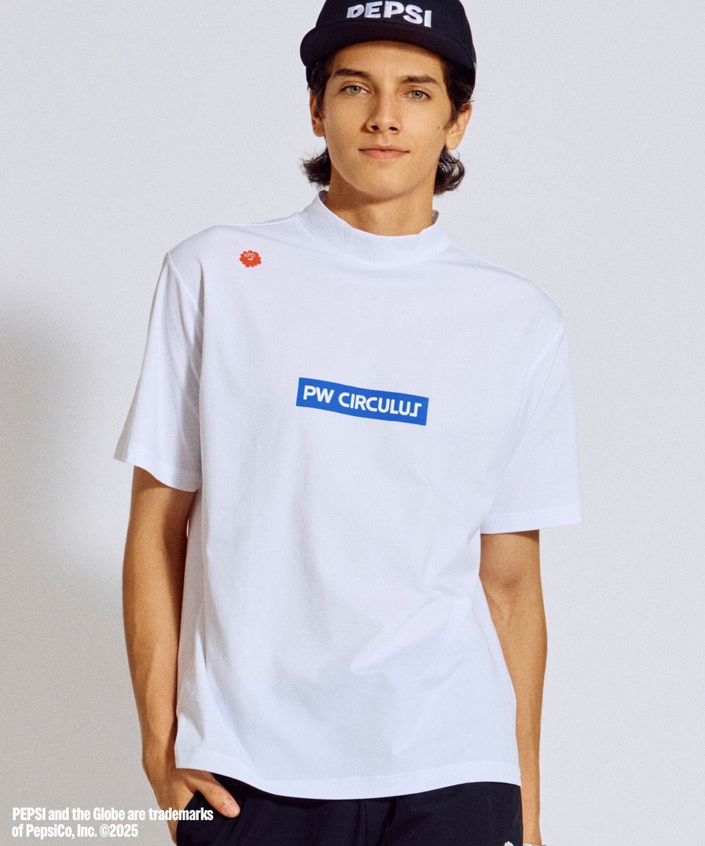 PW CIRCULUS 〈Pepsiコラボ〉【UNISEX】Pepsi GOLF Graphic モックネックT 