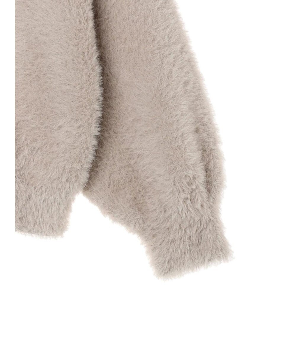 earth music&ecology ロングシャギーハイネックプルオーバー 