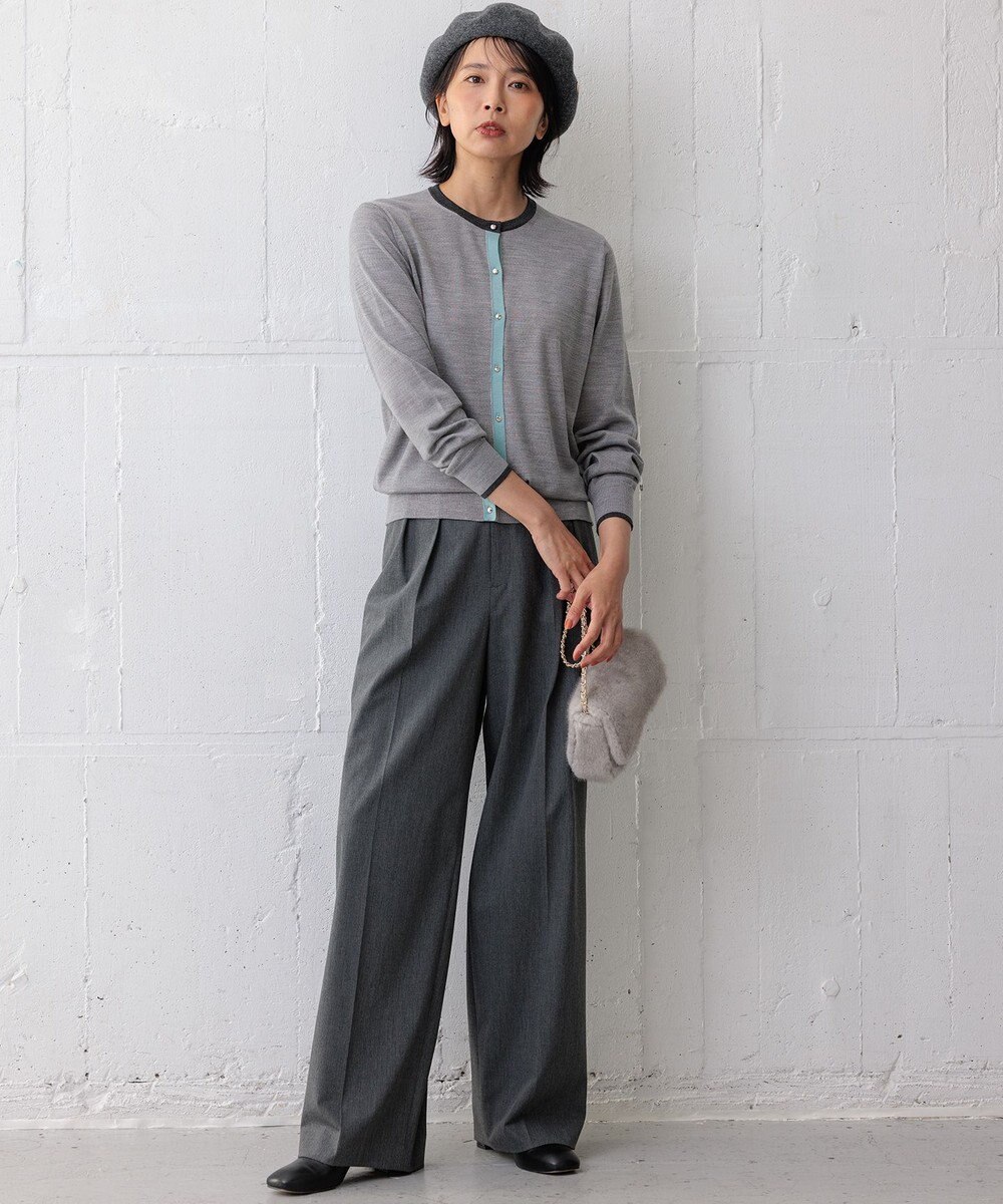 23区 S 【CLASSY.11月号掲載/洗える】ドライ2WAYストレッチ ワイドパンツ 