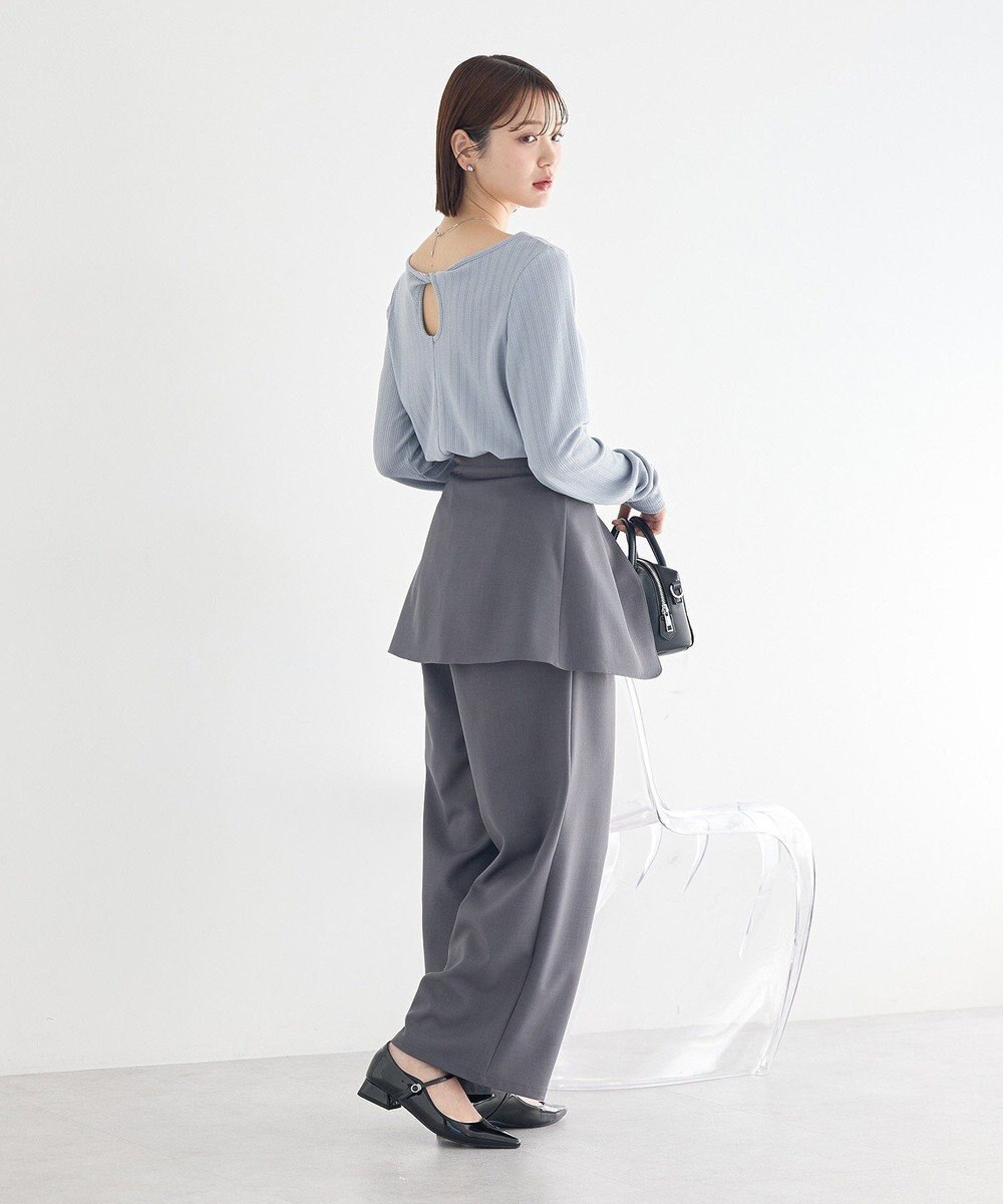 earth music&ecology 【前後2WAY】ツイストカットアウトプルオーバー 