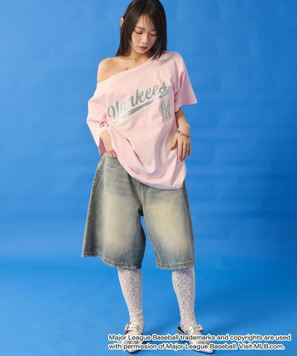 WEGO 別注MLBオフショルビッグT 