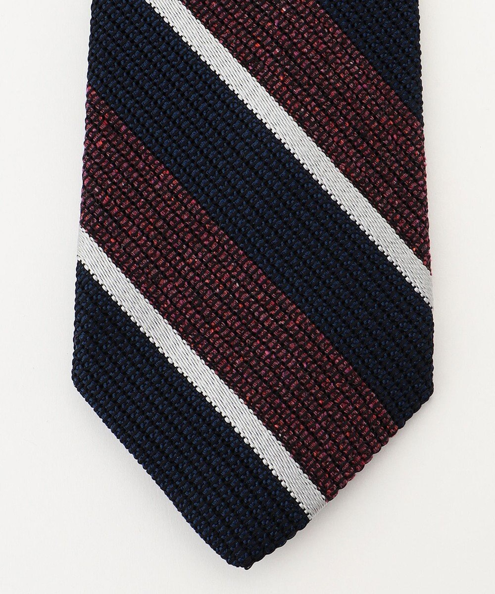 J.PRESS MEN 【KUSKA×J.PRESS ALL HANDMADE GRENADINE COLLECTION】レジメンタル ネクタイ 