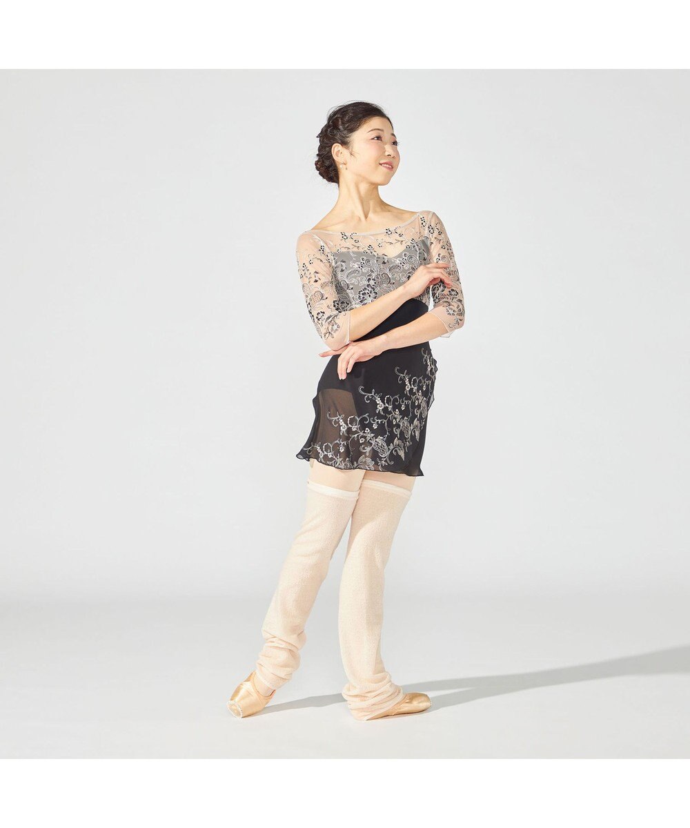 Chacott 【Nela ライン】6分袖レオタード 