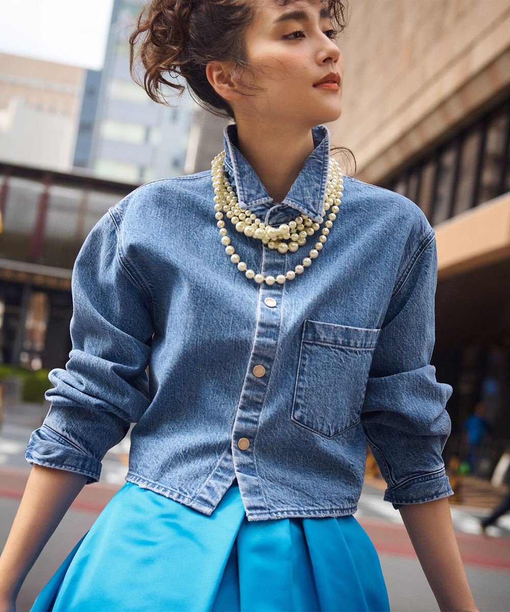 #Newans ヘビーサテンフレアースカート 