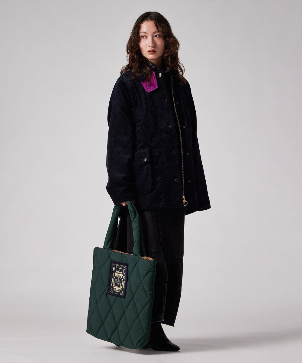 Paul Smith Paul Smith loves Barbour  キルティングトートバッグ 