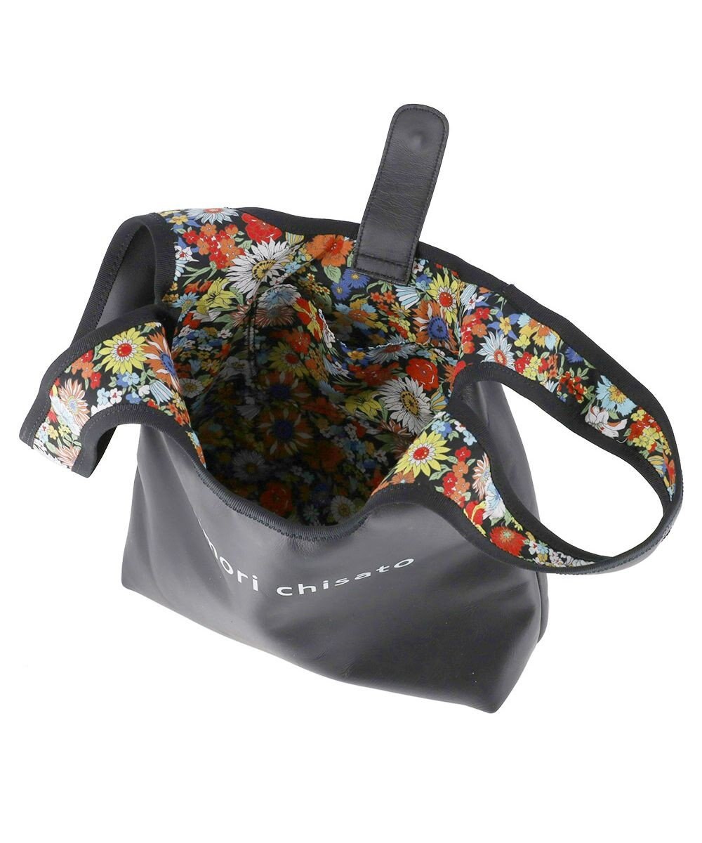 tsumori chisato CARRY リバーシブルラム レジレザーバッグ ハンドバッグ 手提げバッグ Lサイズ 