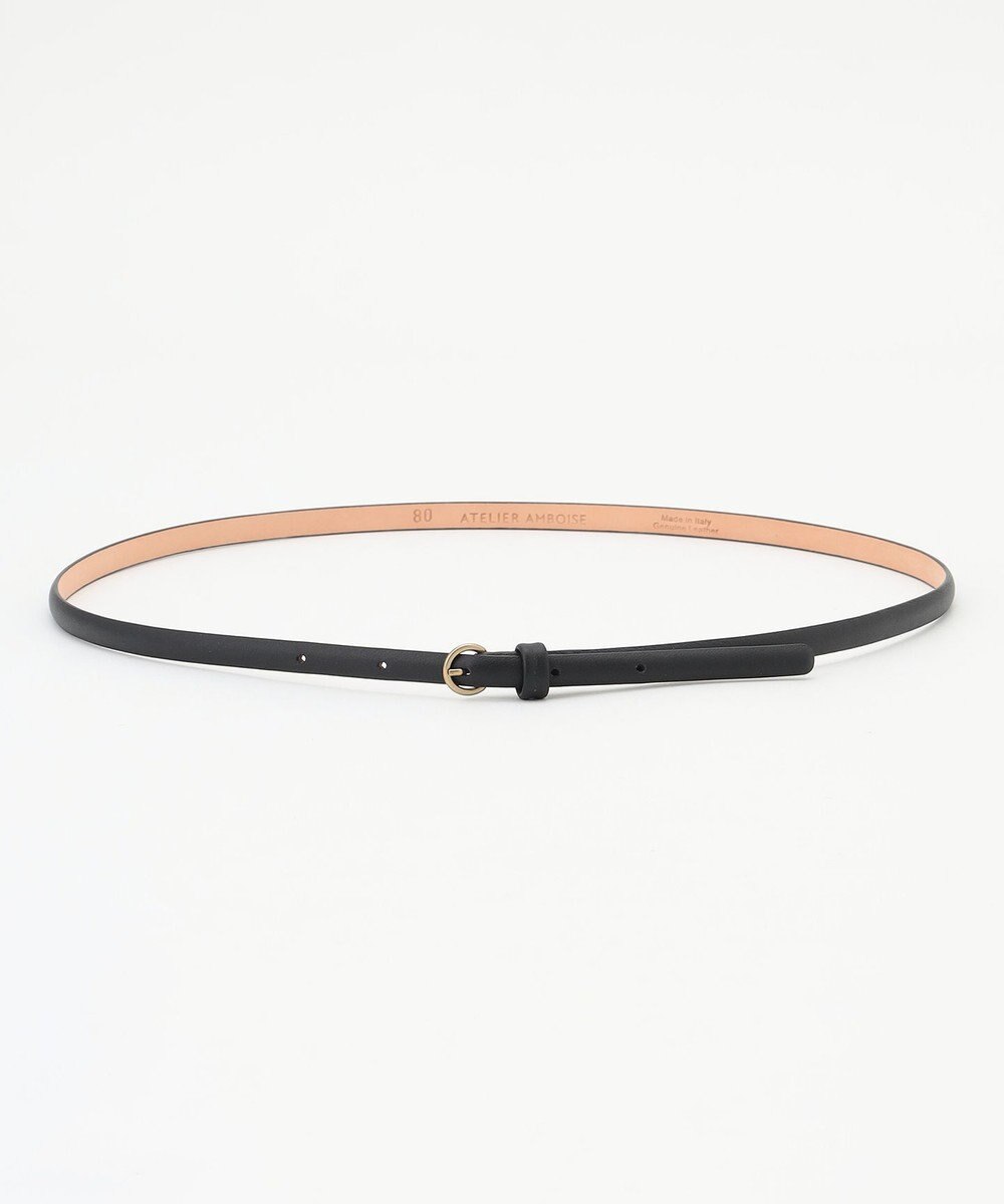 BEIGE， 【一部店舗限定】ATELIER AMBOISE / スムースレザーベルト 