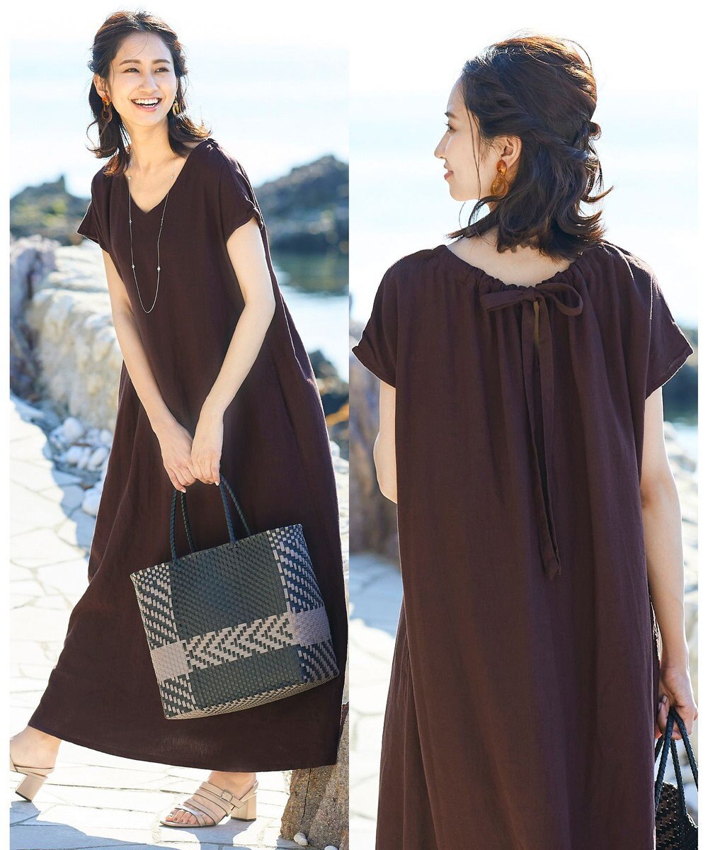 洗える 体型カバーも叶う 綿麻レーヨンワンピース Tiaclasse ファッション通販 公式通販 オンワード クローゼット