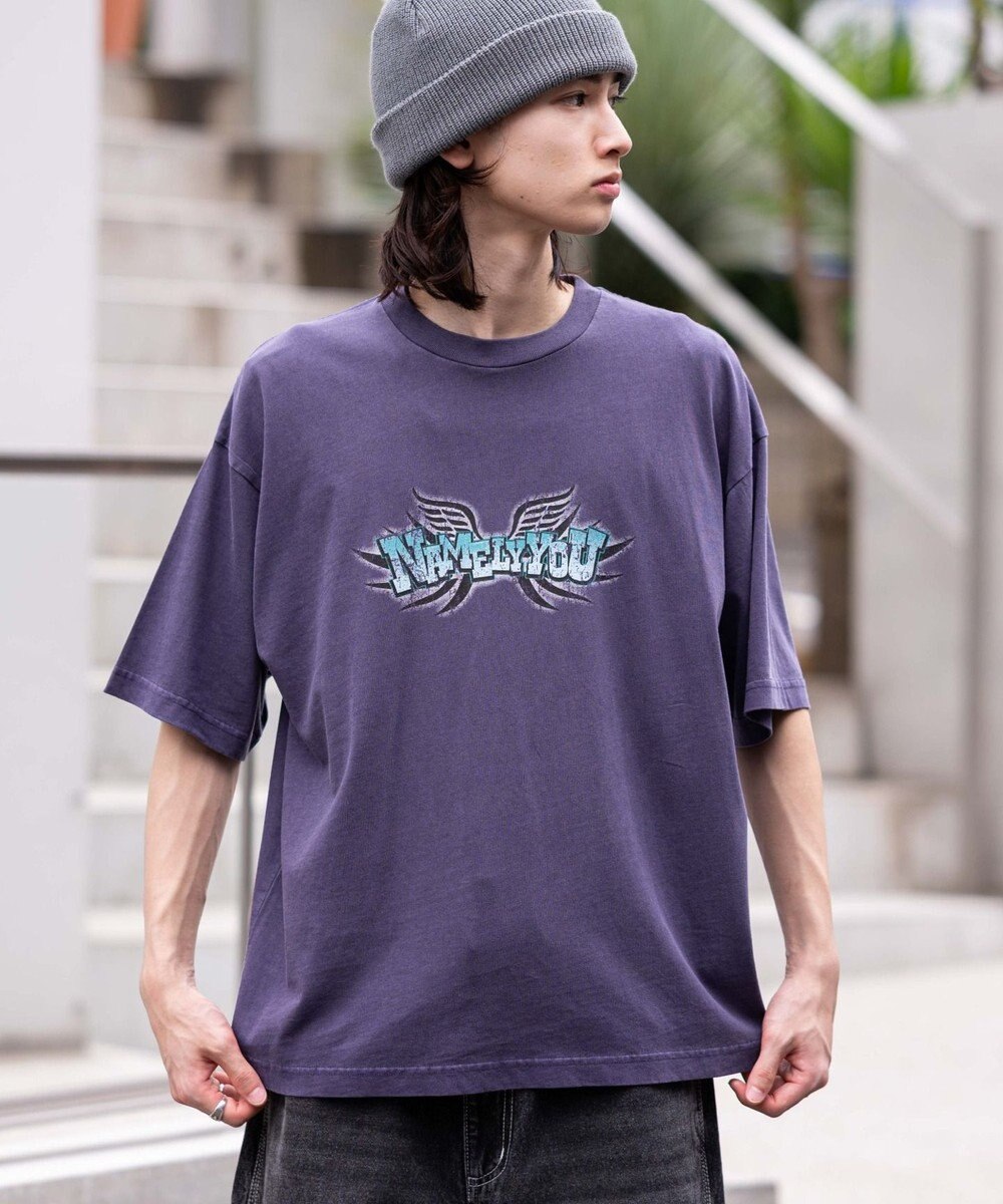 WEGO 【ユニセックス着用ITEM/MLサイズ展開】コンパクトフィットピグメントグラフィックT（SS） 