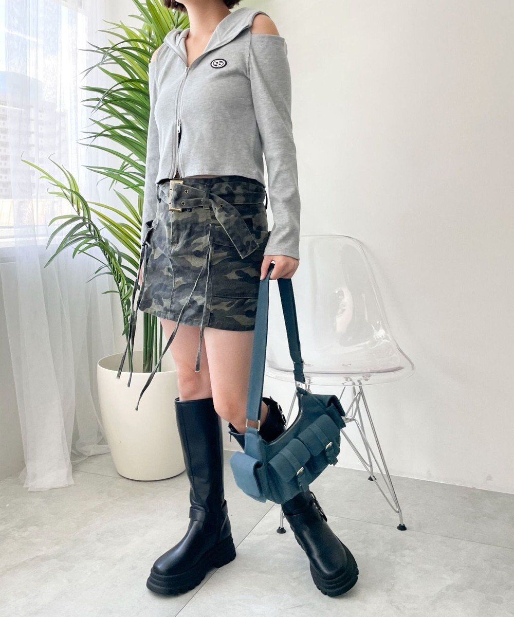 WEGO 金具デザインポケットショルダー 