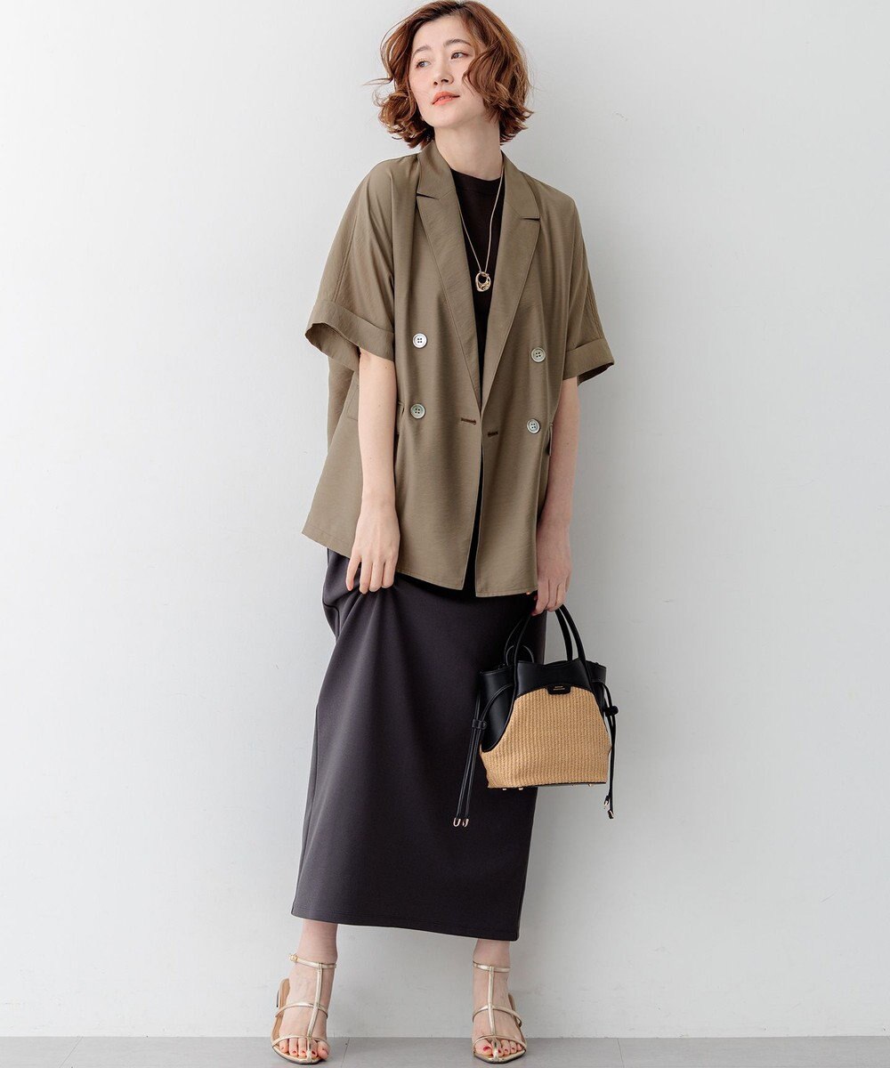 23区 【先行予約/見上愛さん着用】シアータンブラー ダブルジャケット 