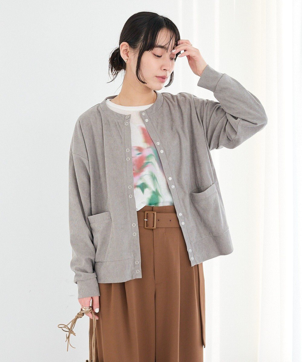 CRAFT STANDARD BOUTIQUE リングドットボタンカーディガン 