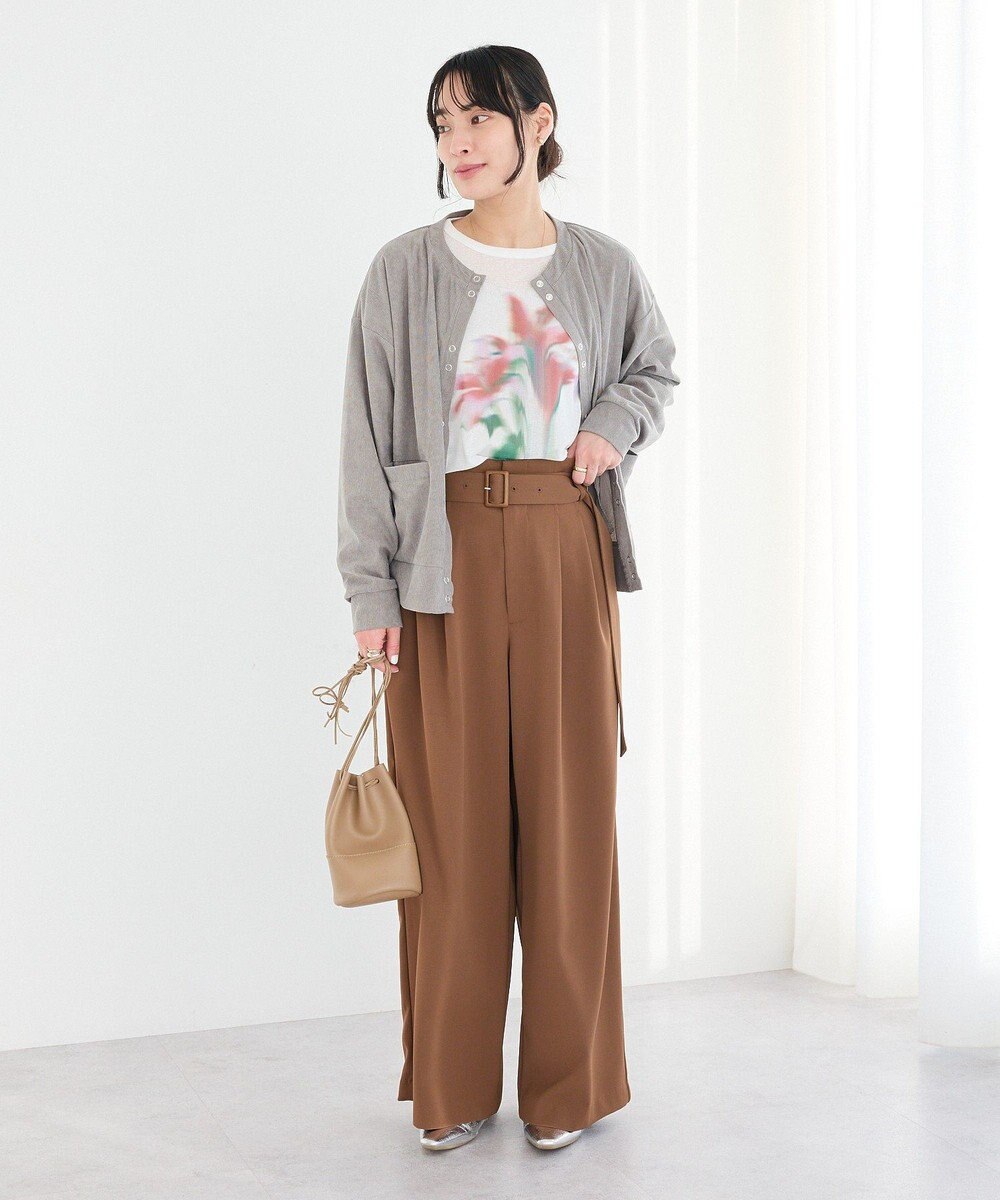 CRAFT STANDARD BOUTIQUE リングドットボタンカーディガン 