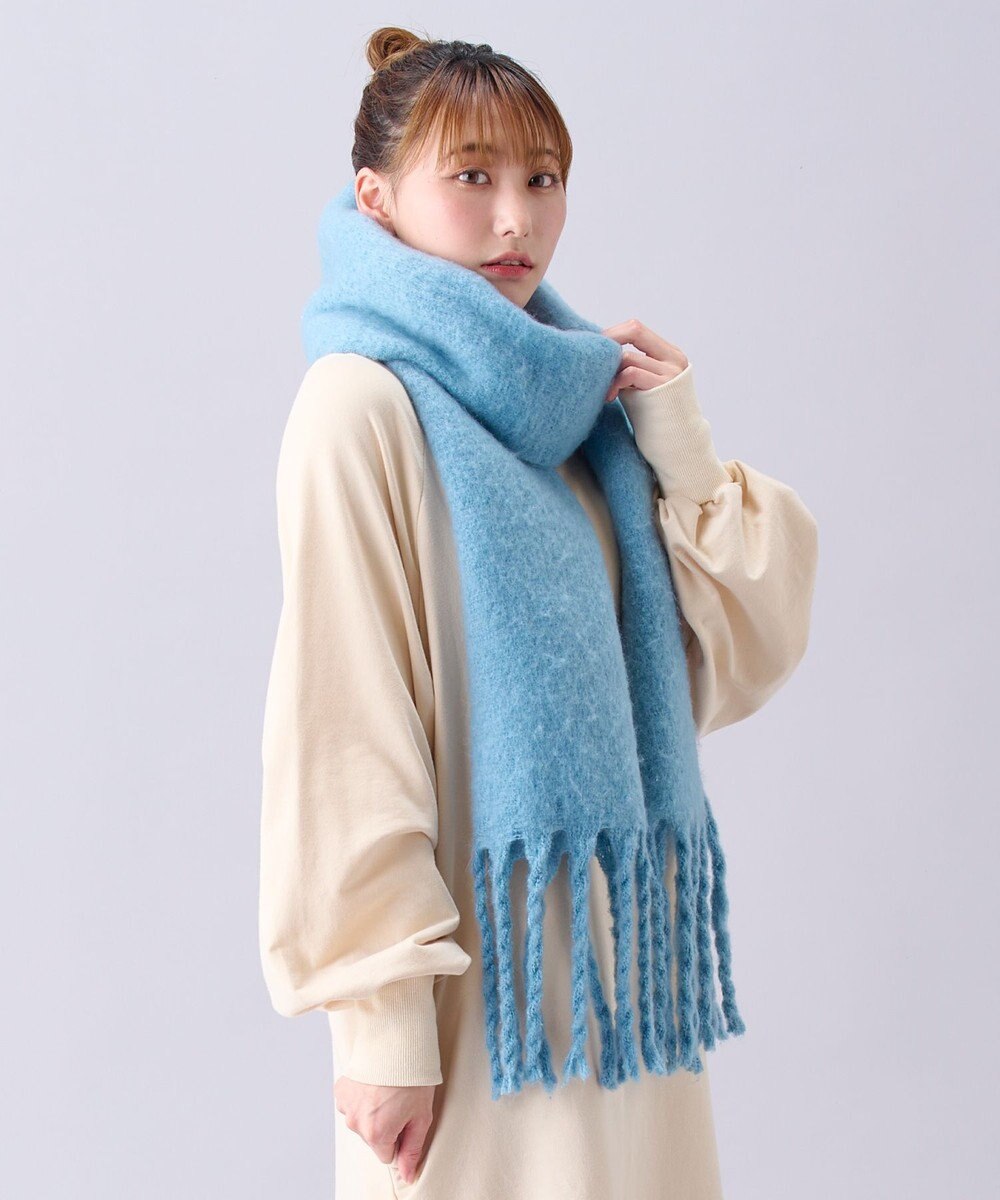 MOONBAT 【洗える】estaa ボリュームマフラー 