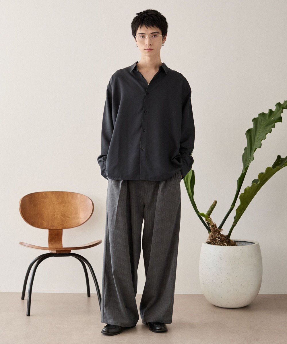 WEGO ルーズシルエットボックスシャツ（LS） 