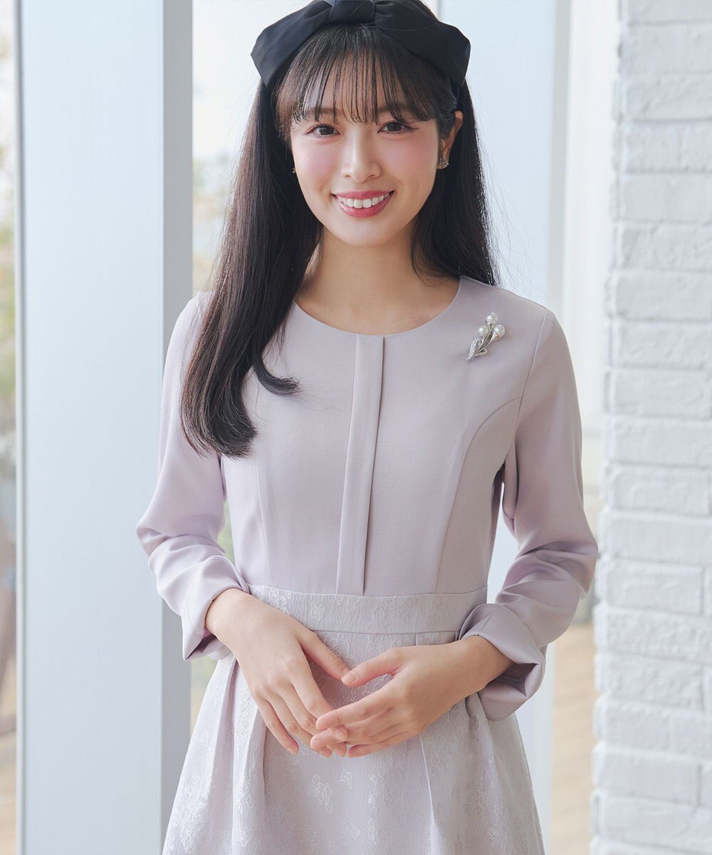 Tiaclasse パールリーフブランチブローチ 