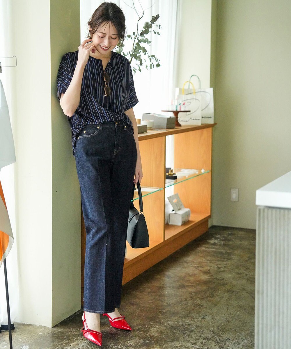 ANY SIS ジョーゼットフロントタック プルオーバー 