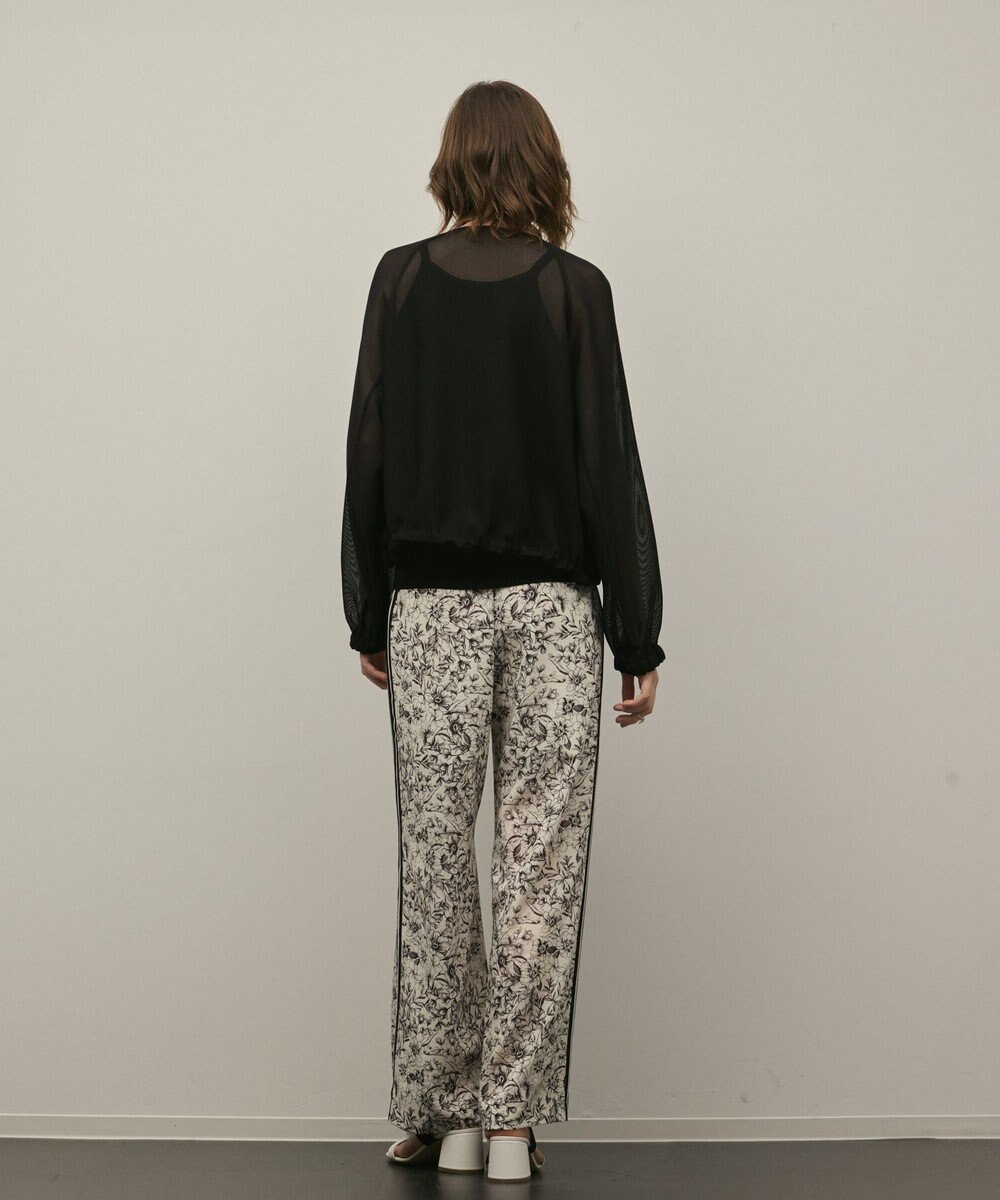 GRACE CONTINENTAL ノーカラーカラミブルゾン 