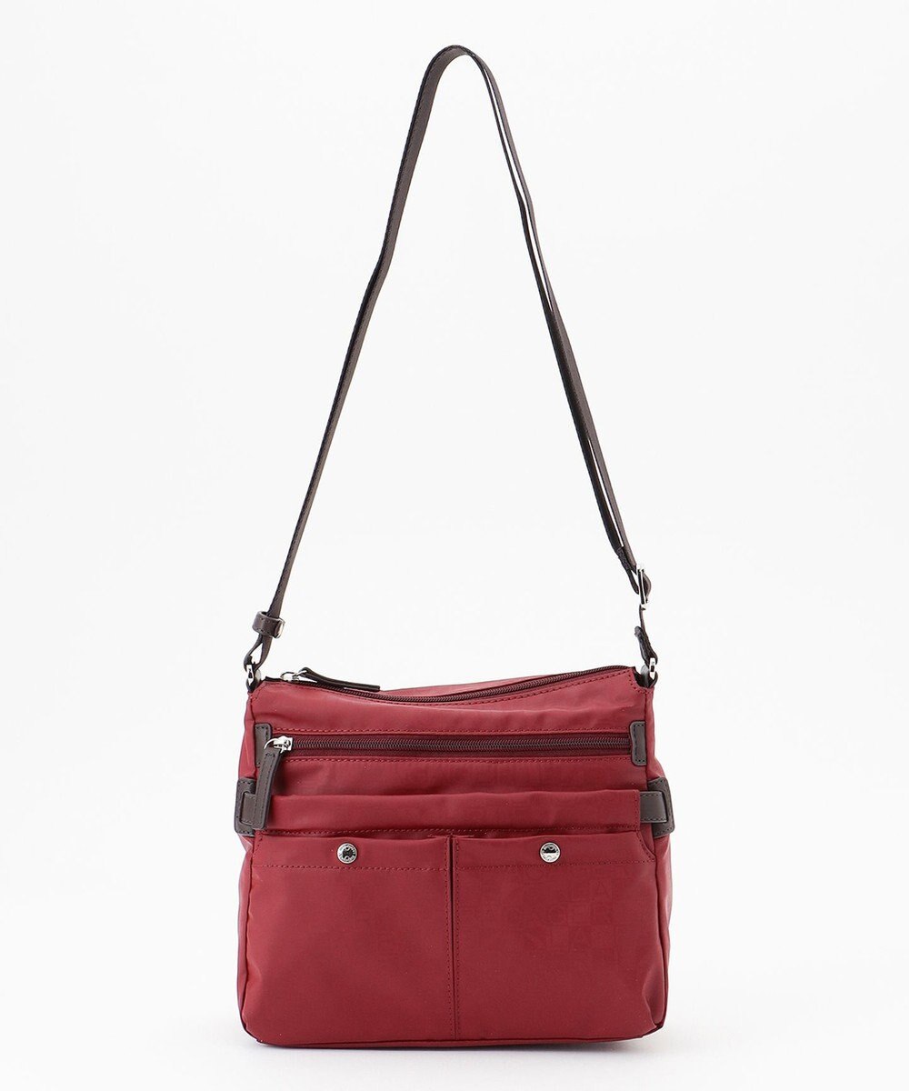 LA BAGAGERIE モノグラム　スクエアナイロンショルダー　Sサイズ 