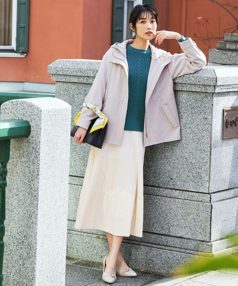 ANY SIS S 【2WAY】エレカジストレッチ フーデットハーフ アウター 