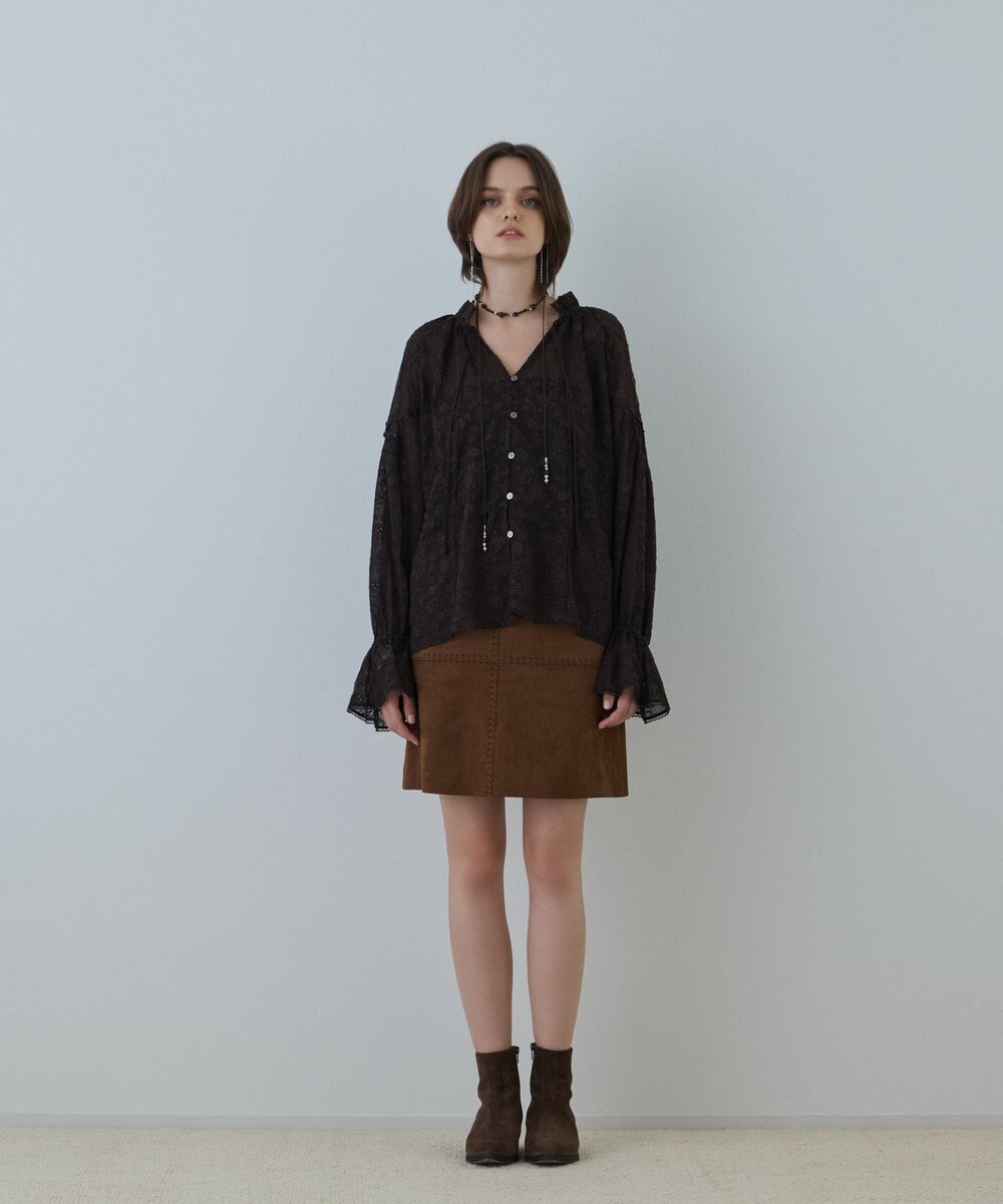 GRACE CONTINENTAL ヨウリュウembカフタンブラウス 