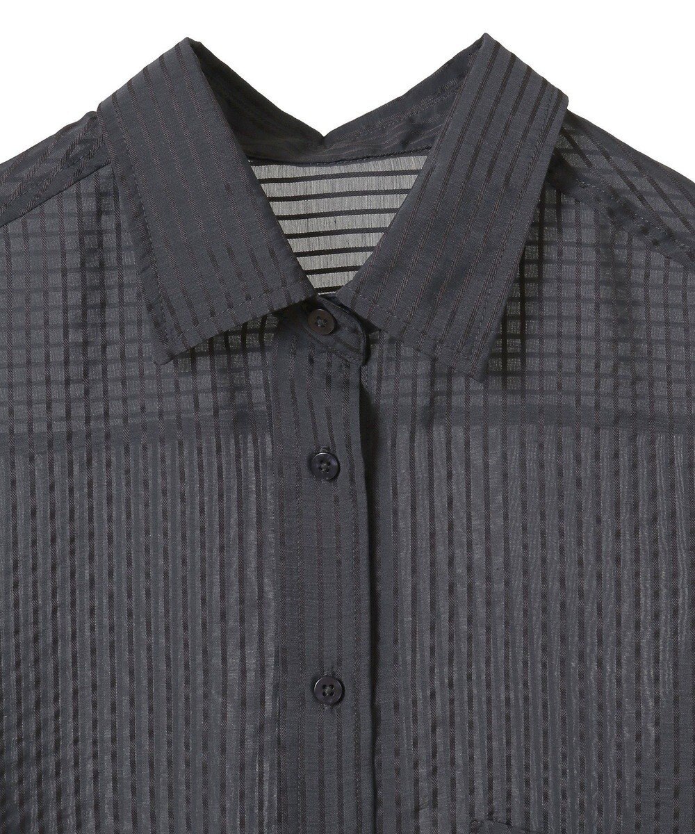 AMERICAN HOLIC シャドーストライプオーバーシャツ 