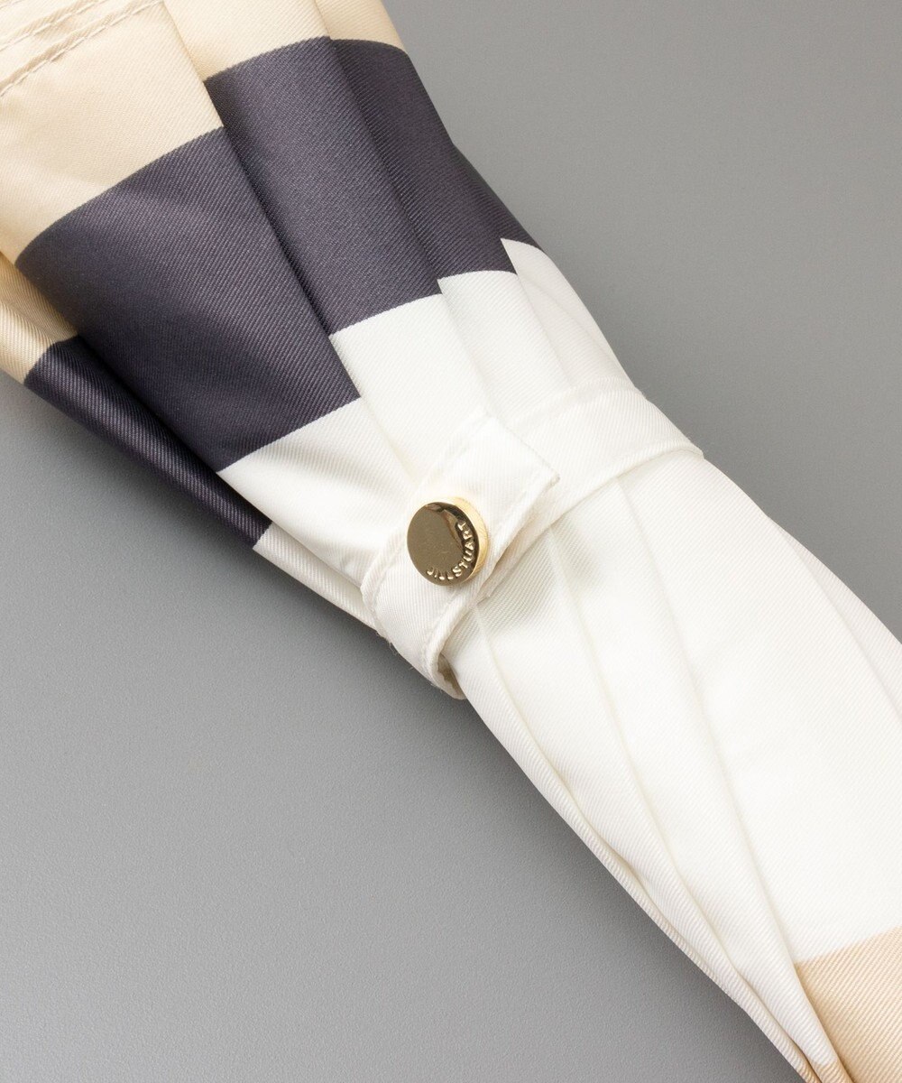 AURORA JILL STUART ジル スチュアート バイカラー柄 ジャンプ式耐風雨傘（長傘） 