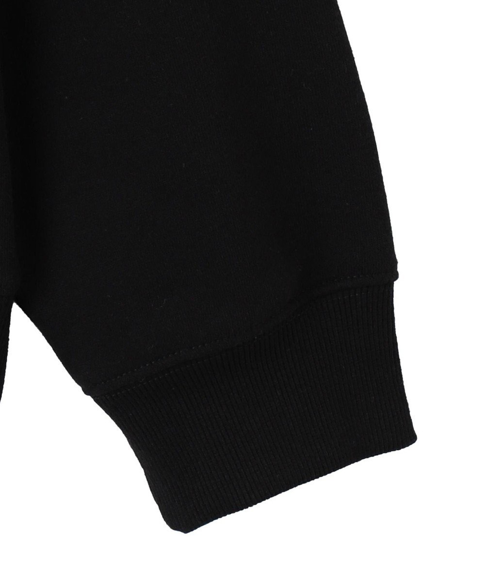 WEGO 【ユニセックス着用ITEM/裏起毛/SMLサイズ展開】リラックスフィットバックロゴジップパーカー 