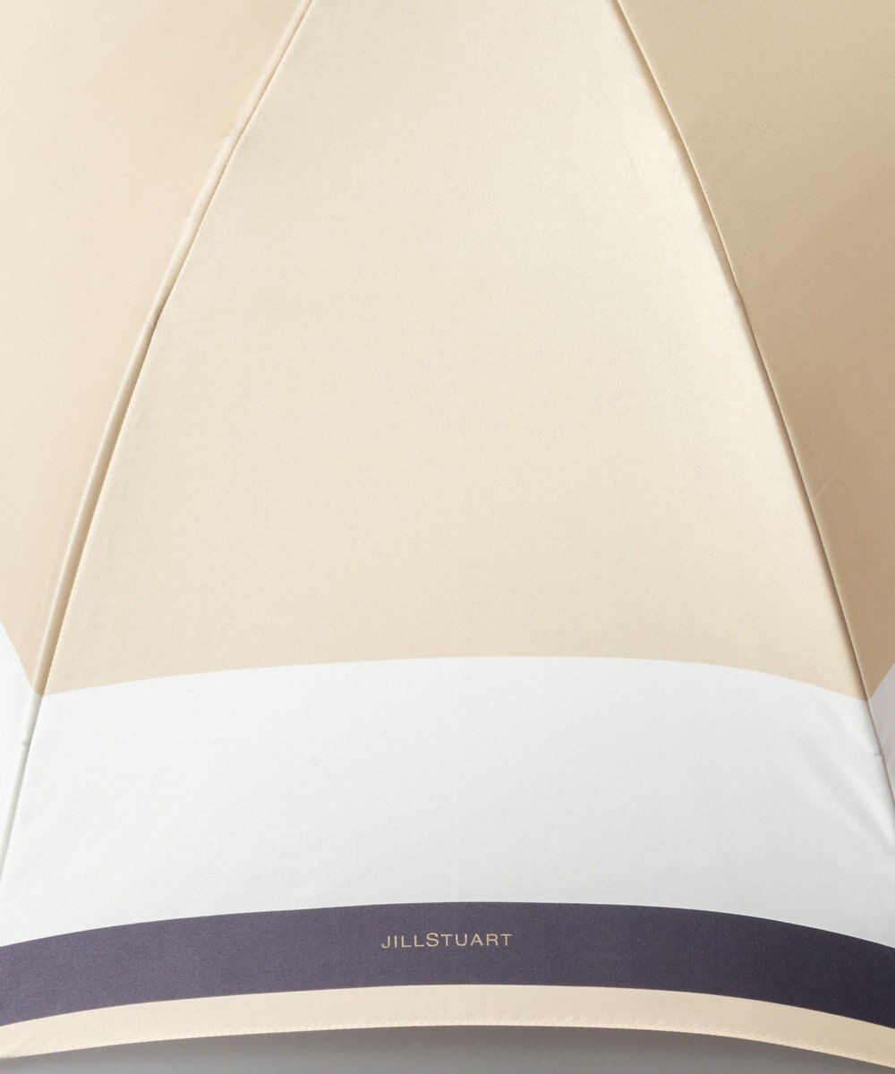 AURORA JILL STUART ジル スチュアート バイカラー柄 ジャンプ式耐風雨傘（長傘） 