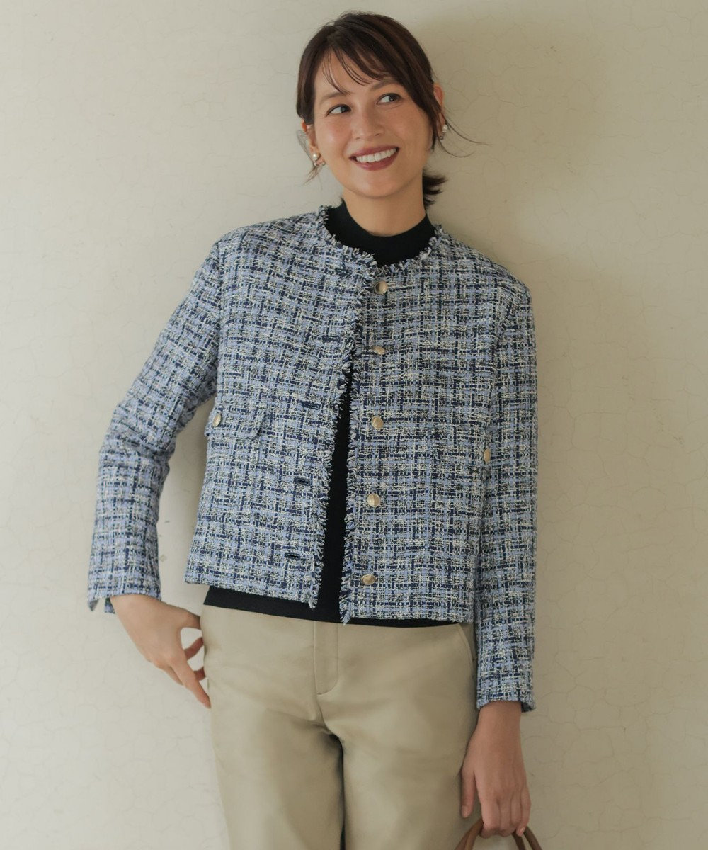 J.PRESS LADIES L ファニーツイード ジャケット 