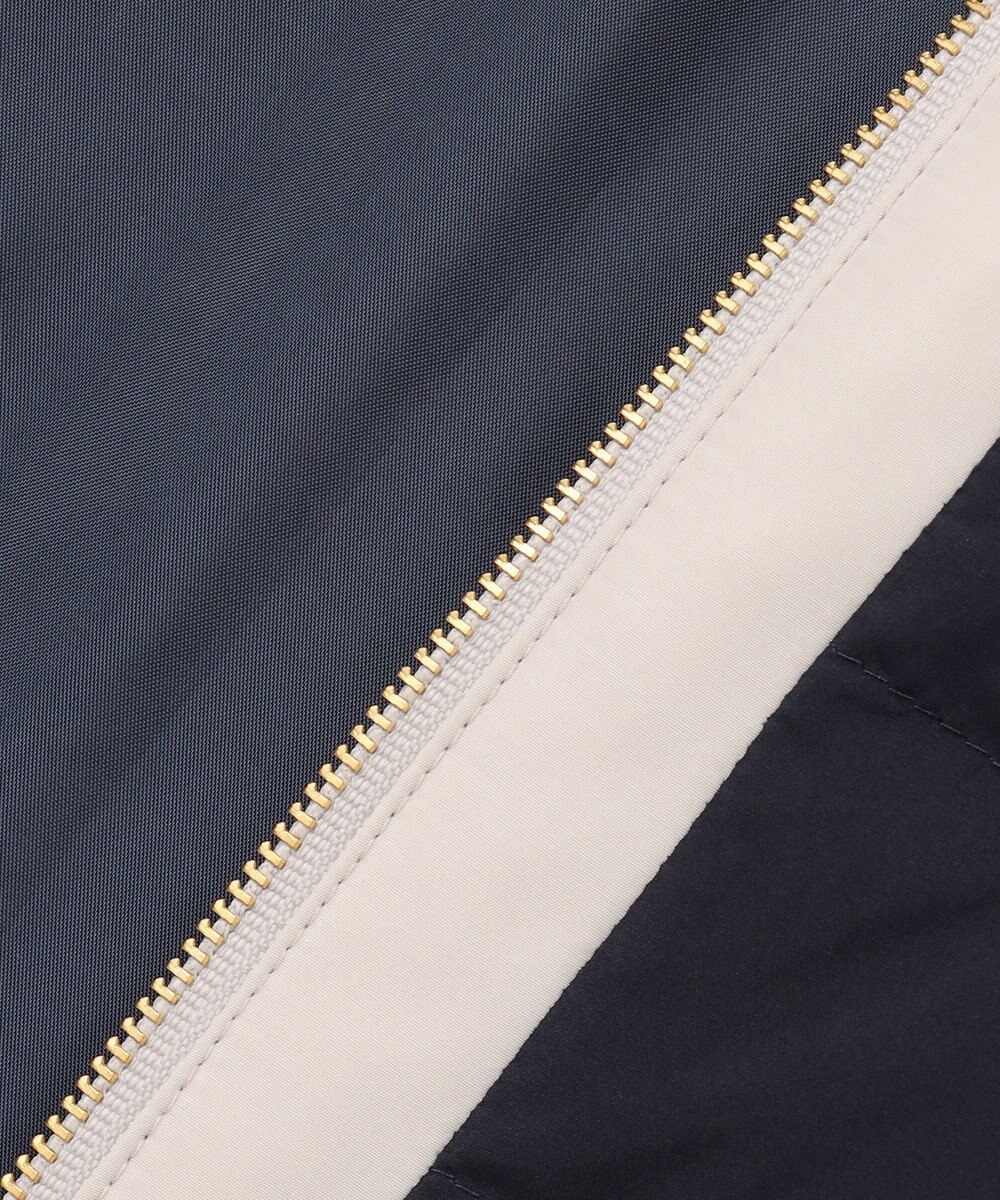 ANY SIS 【2WAY】ノーカラーダウン ジャケット 