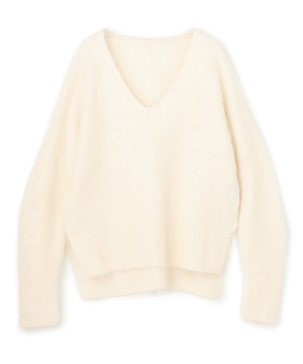 uncrave アルパカニット Vネックトップス 