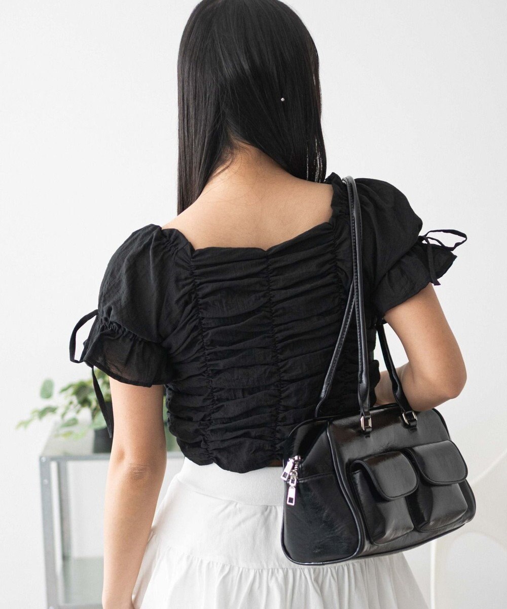 WEGO 2WAYドロストブラウス 