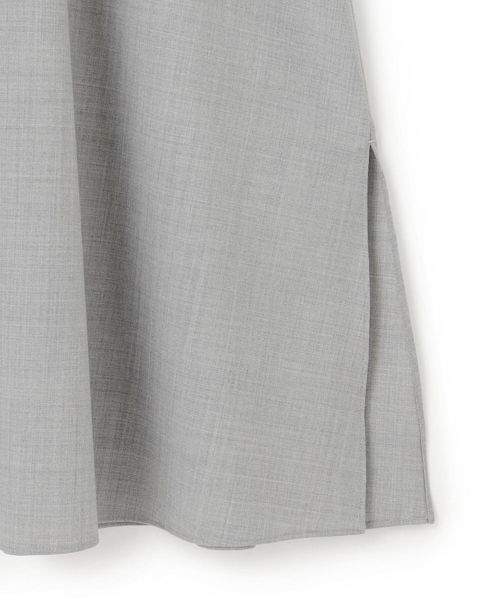 23区 L 【洗える】TWマットクロス シャツワンピース 