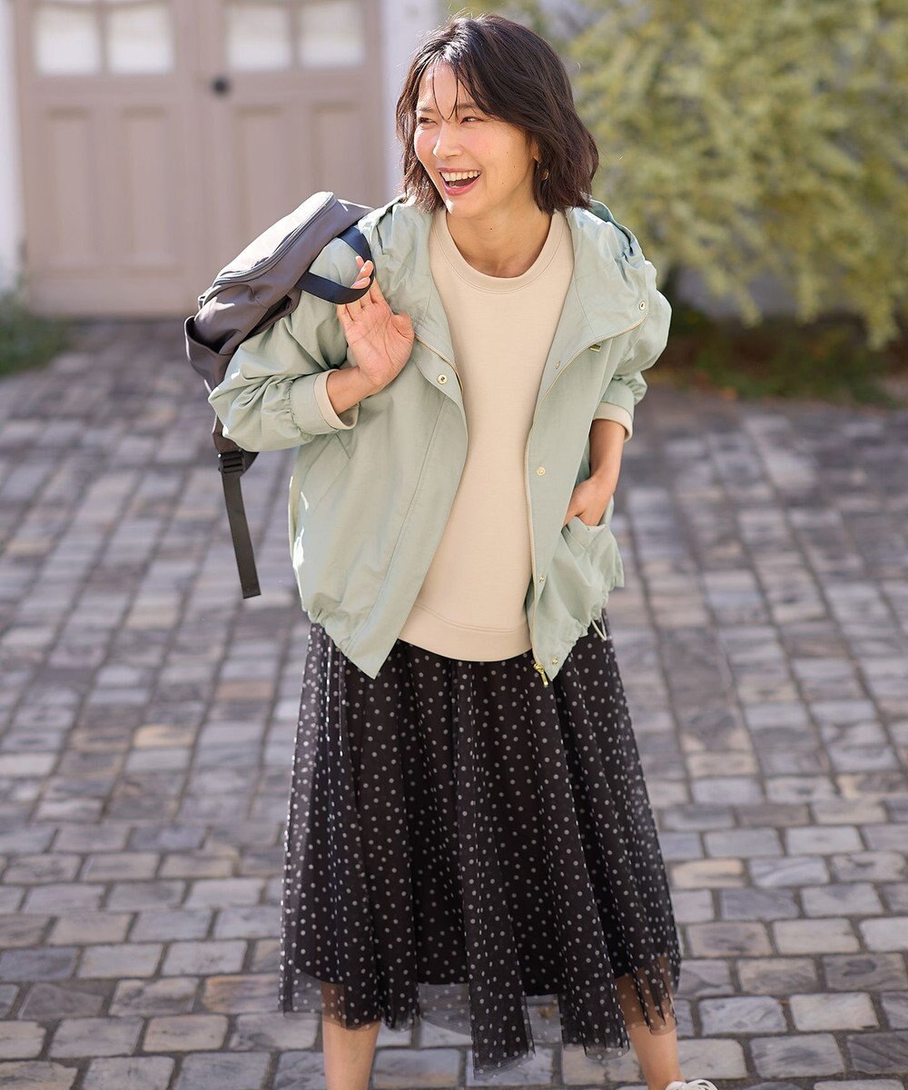 ANY 【ウエストゴム】チュールフレアースカート 