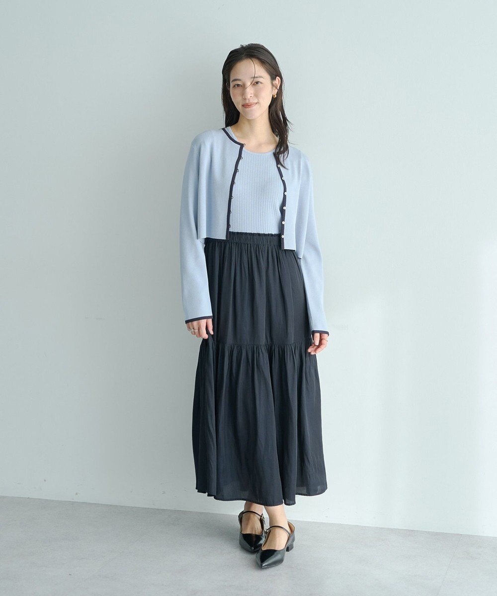 YECCA VECCA 【2点SET】カーディガンセットワンピース 